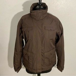 Helix Ski Snowboarding Jacket Women’s Size M Brown Nylon